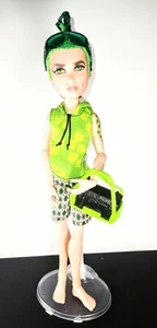 Monster High Deuce Gorgon Boy Doll Manster SCARIS with bag, glasses & Stand - Picture 1 of 8