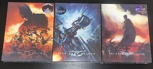 The Dark Knight Trilogy - Blufans Double Lenticular - 4K UHD + Blu-ray Steelbook