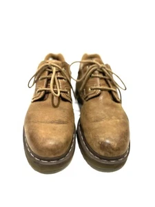 ZAPATOS OXFORD DR MARTENS FIELTRO PARA HOMBRE PRECIADOS CUERO MARRÓN REINO UNIDO 9 - Imagen 1 de 11