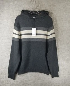 Goodfellow & Co. Hooded Sweater SOFT Natural Gray Beige Men's S NEW - Picture 1 of 12