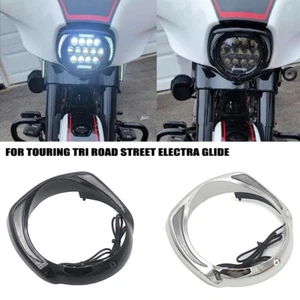 Faros LED Bisel Borde Anillo Luces PARA Harley Street Glide FLHX/I 2006-2023  - Imagen 1 de 10