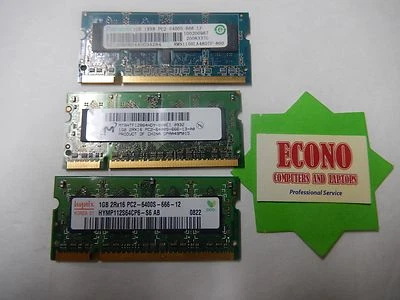3GB (3x1GB) DDR2 PC2-6400S Memory RAM Laptop - Image 1 of 3