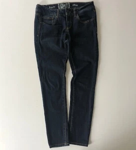 Womens SO Skinny Jeans Juniors Sz 9 Regular Low-Rise Blue Dark Wash - Picture 1 of 15