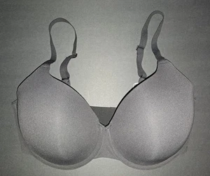 ❤SKIMS Fits Everybody Lightly Lined Underwire T-shirt Demi Bra Black ONYX 36DD - Picture 1 of 8