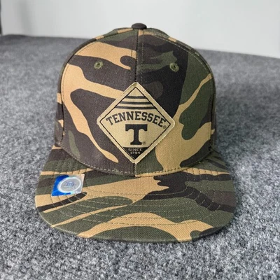 Tennessee Vols Football Camo Hat Men's Snapback Russell Brand New - Image 1 of 4