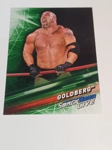 2019 Topps WWE SmackDown Live Green Goldberg #77 Parallel Insert SP - Picture 1 of 2