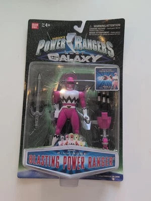 Power Rangers Lost Galaxy Pink/Rose Action Figure Bandai 1998 COMPLETE - Image 1 of 4