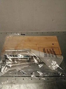 Eckregal für die Küche, 3 Ablagen, Bambusholz, Stahlkonstruktion, Eckschrank - Bild 1 von 4