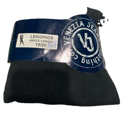 Leggings Venezia Mujer Elastizados Cintura Elástica, Negros Suaves Informales Todos los Días 18/20 Foto 1 de 3