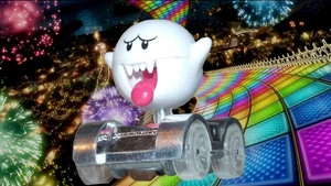 Hot Wheels 2019 Mario Kart Series 3 BOO Ghost Diecast Toy Car - Picture 1 of 12