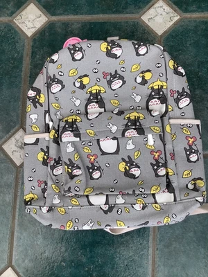 new tags school rucksack bag shoulder lovely bags animal characters grey - Image 1 of 4