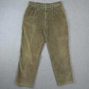 Woolrich Hose Herren 32x30 grün Cord Bundfaltenhose Freizeit Outdoor - Bild 1 von 13