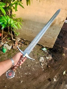 Damaskus Auszeichnung Schwert der Tempelritter Mittelalter Kreuzritter Replik Sammlerstück - Bild 1 von 6