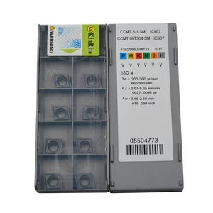 2 Cajas Inserto CCMT CCMT3-1-SM CCMT09T304-SM IC907 Insertos de Carburo Herramienta de Torneado - Imagen 1 de 8