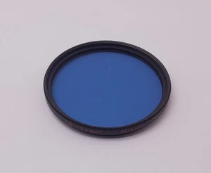 GENUINE NIKON 52MM B8 BLUE SCREW IN FILTER IN ITS CASE MADE IN JAPAN - Picture 1 of 6