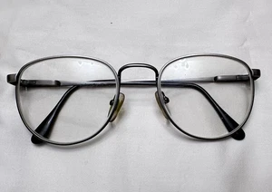 Gunmetal Marty Hong Kong 35-20 Vintage ￼ Style Eyeglasses - Picture 1 of 4