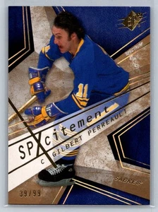 2008-09 SPx SPxcitement Spectrum Gilbert Perreault 39/99 Buffalo Sabres #X21 HOF - Bild 1 von 2