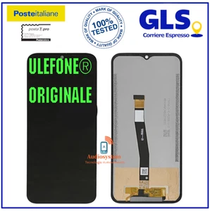 DISPLAY +TOUCH SCREEN ORIGINALE per ULEFONE ARMOR 18T / ULTRA SCHERMO VETRO NERO - Foto 1 di 1
