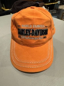 Harley Davidson Baseball Style Hat Hook & Latch Made in USA - Picture 1 of 7