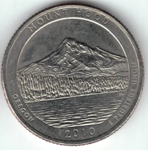 USA - 2010D - Washington ¼ $ - Mount Hood - Rare - #19931 - Picture 1 of 2