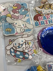 Cinnamoroll Decoraciones de Cumpleaños, Juego de Suministros de Fiesta Incluye Decoración Colgante - Imagen 1 de 4