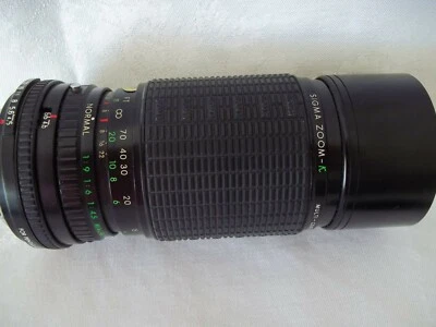 Sigma 100-200mm F 4.5 Macro Zoom-K Lens Manual Focus for Penta K Made Japan - Image 1 of 4