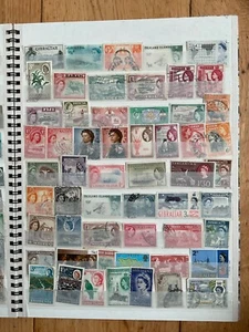 postage stamps used collection QE11 pre decimal Commonwealth used - Picture 1 of 1