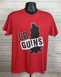 Go Guins Youngstown State Penguins Shirt Adult Medium Red YSU Pre Owned ST129 - Picture 1 of 6