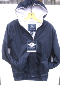 CHARLES RIVER BOYS YOUTH  FLEECE LINED PERFORMER JACKET-S, M,XL -BLACK/GREY-NEW - Picture 1 of 1