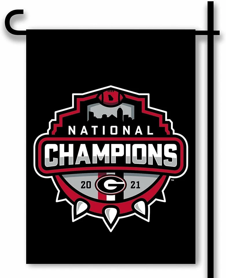 BSI Products Inc. NCAA University of Georgia 2021 National Champions Logo 13" x