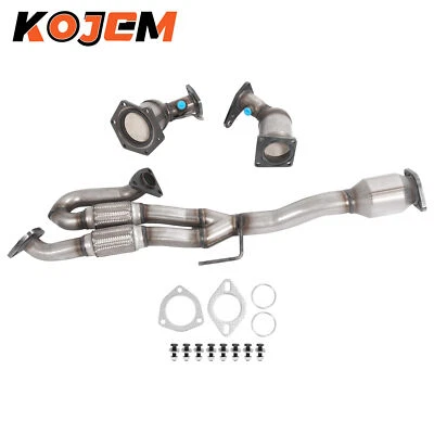 Juego de 3 convertidores catalíticos delanteros + traseros Nissan Máxima 3,5 L 2009-2014 Foto 1 de 4