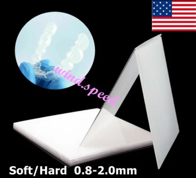 US STOCK Dental Splint Orthodontic Retainer Vacuum Thermoforming Sheet Hard Soft