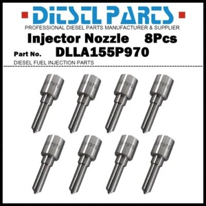 8x Injector Nozzle DLLA155P970 for TOYOTA Land Cruiser J200 1VD 4.5L 23670-51031 - Picture 1 of 10
