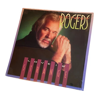 KENNY ROGERS Love Is Strange Vinyl LP Record 1st Press 1990 New & Sealed - Image 1 of 2