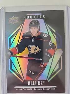 22-23 Jacob Perreault UD Allure ROOKIE #133 * BLACK RAINBOW* - Picture 1 of 2