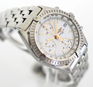 Breitling Chronomat B13050.1 Automatic Bracciale Pilot REVISIONATO FULL SET - Foto 1 di 19