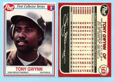 1990 Post Cereal First Collector Series - tony Gwynn - #5 -  Padres Box 736