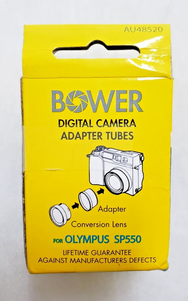 Tubos adaptadores anchos y tele Bower para cámara digital Olympus SP550 (AU48520) Foto 1 de 4