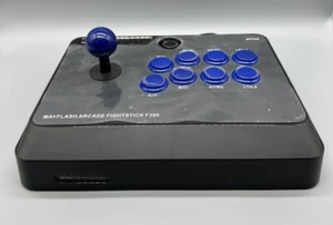MAYFLASH F300 ARCADE FIGHT STICK JOYSTICK USB PS4 XBOX ONE PC Used Works - Picture 1 of 5