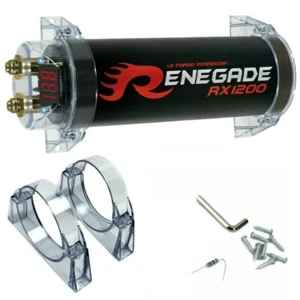 1 RENEGADE RX1200 Power Cap Kondensator Car Audio 1,2 Farad Condensator 1 2 3 4 5 - Bild 1 von 10