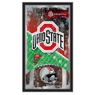 NCAA - Ohio State 15" x 26" Football Mirror College Team Logo - Image 1 of 4