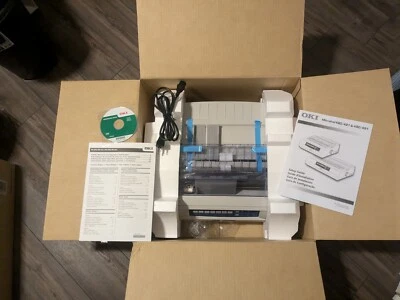 Oki MICROLINE 420 Workgroup Dot Matrix Printer NEW - Image 1 of 4