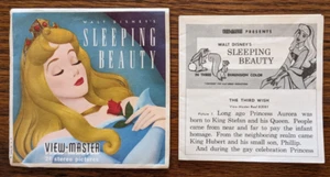 View-Master "Walt Disney Sleeping Beauty - Stereoscope Envelope and Booklet Only - Picture 1 of 2
