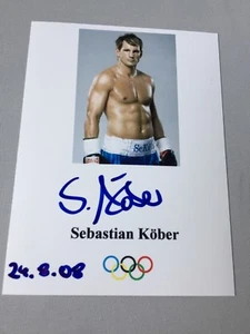 SEBASTIAN KÖBER Olympia 2000/3. Boxen signed Foto 10x15 Autogramm - Picture 1 of 1