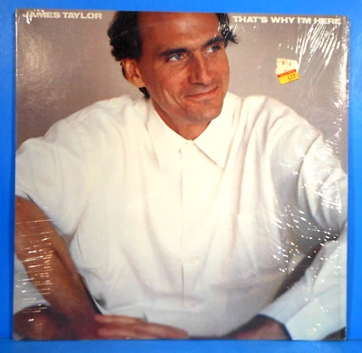 JAMES TAYLOR THAT'S WHY I'M HERE LP 1985 SHRINK GREAT CONDITION VG++/VG++!!C - Image 1 of 4