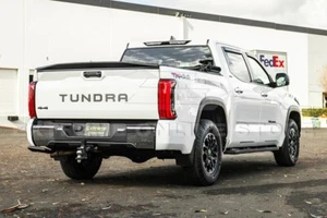 For 22-Up Toyota Tundra Street Series MATTE BLACK Rear Tailgate Wing Spoiler - Picture 1 of 14