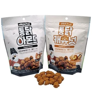 NammunTongdak Snack croccante al gusto di pollo coreano mandorle e anacardi (confezione da 100 g x 2) - Foto 1 di 7
