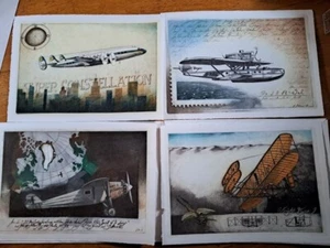 Lufthansa - Set Kunstdrucke mit 4 Bildern - Bild 1 von 3