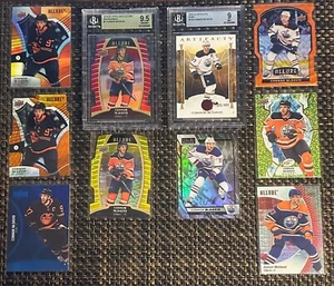 Connor Mcdavid 2019-20 UD Allure Red Rainbow Die-Cut BGS 9.5 (10 card mixed lot) - Picture 1 of 24