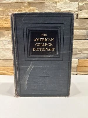 The American College Dictionary Random House 1951 Thumb index Vintage Hardcover - Image 1 of 4